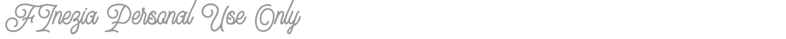 Finezia font preview